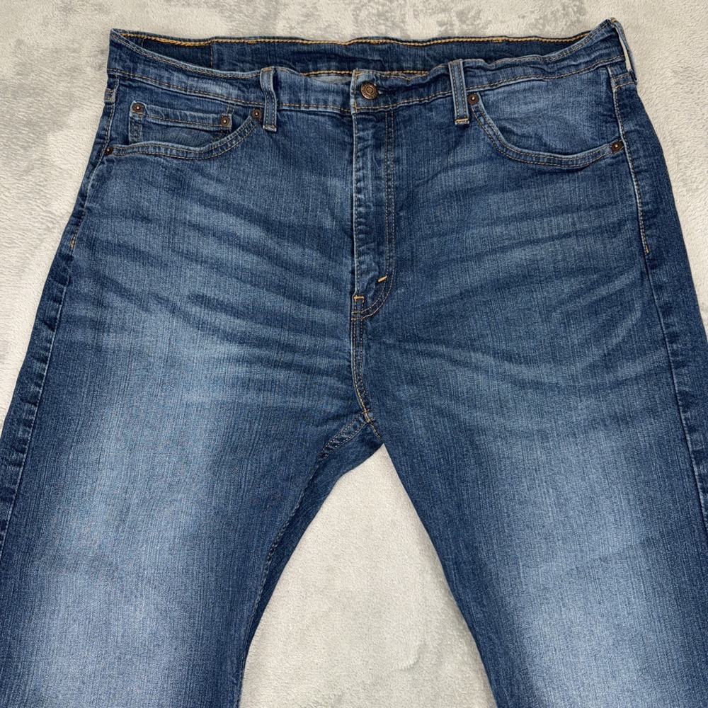 Vintage Levi's 505 Straight Leg‎ 40x30 Blue Jeans Regular Whispering Stone Wash - Picture 2 of 13